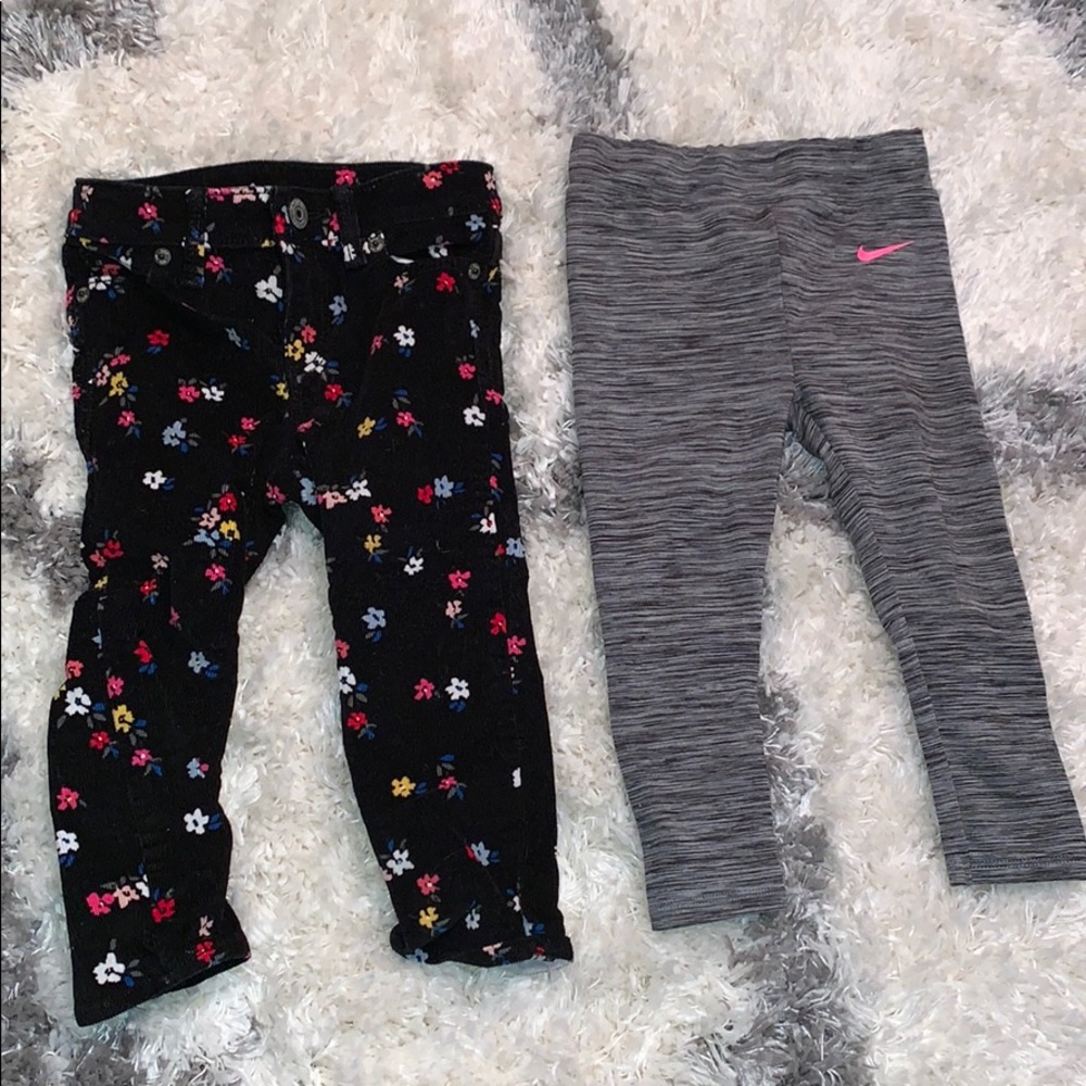 Toddler girl bundle of 2 (pants and legging)